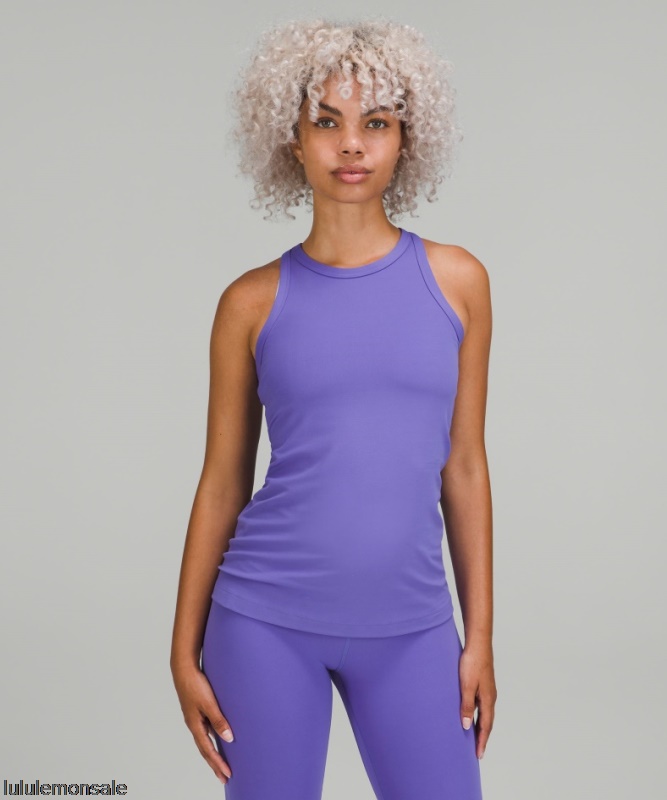 Lululemon Damen DELULU554 | Charged Indigo Align Hüftlanges Tanktop Mit Racerback Nur Online